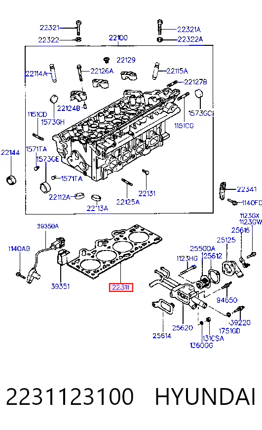 2231123100 Hyundai/Kia
