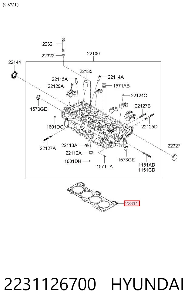 Comprar Junta de culata KIA Cerato LD a bajo precio