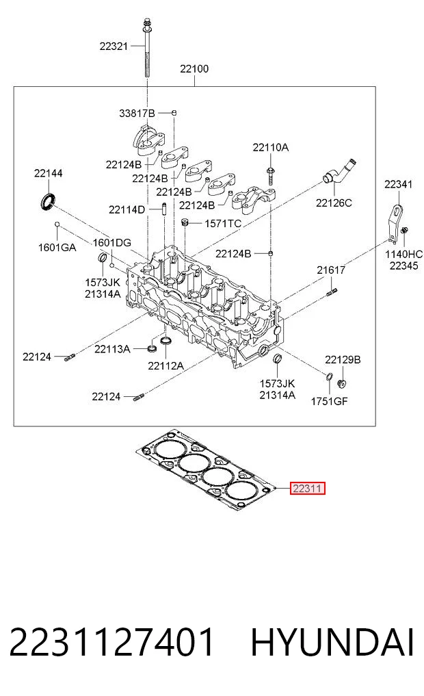 2231127401 Hyundai/Kia