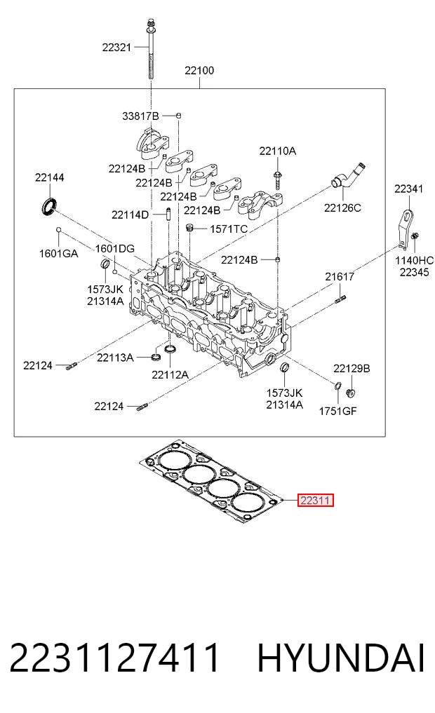 2231127411 Hyundai/Kia
