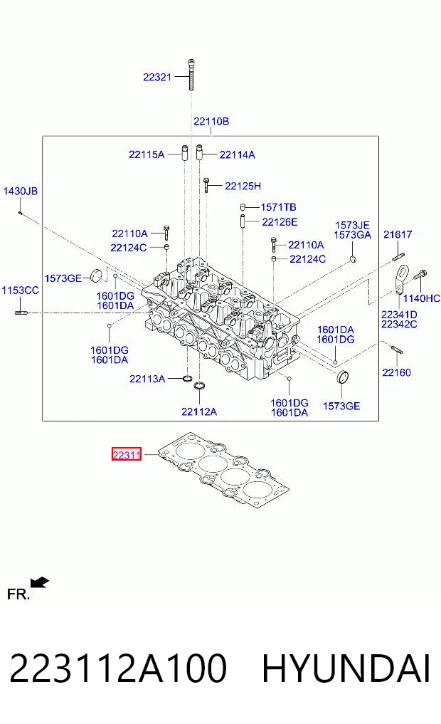 223112A100 Hyundai/Kia Empaquetadura de culata