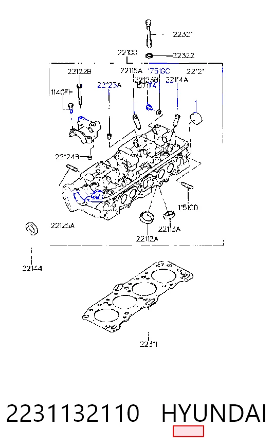 Empaque de culata Mitsubishi Galant V