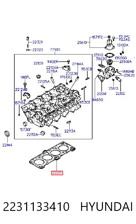 2231133410 Hyundai/Kia