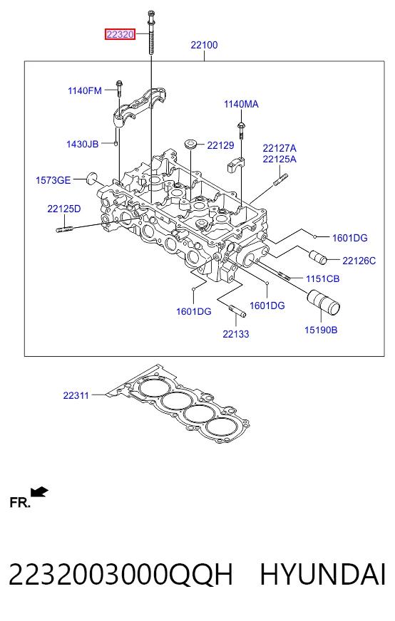 Comprar Tornillo de culata Hyundai I30 GDH a bajo precio