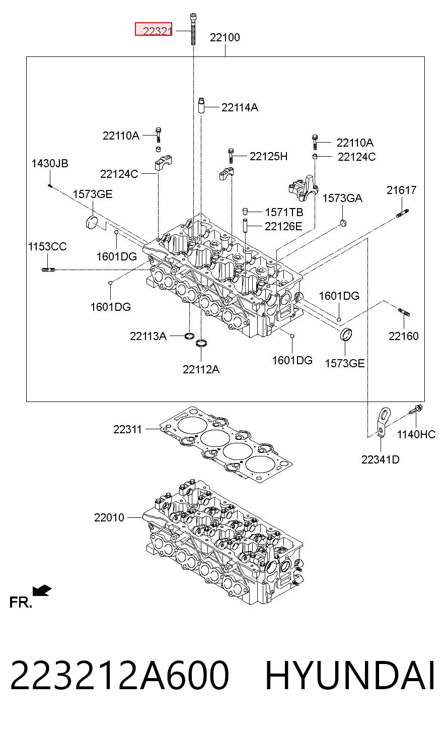 Tornillo de culata Hyundai Accent IV sedán comprar en España