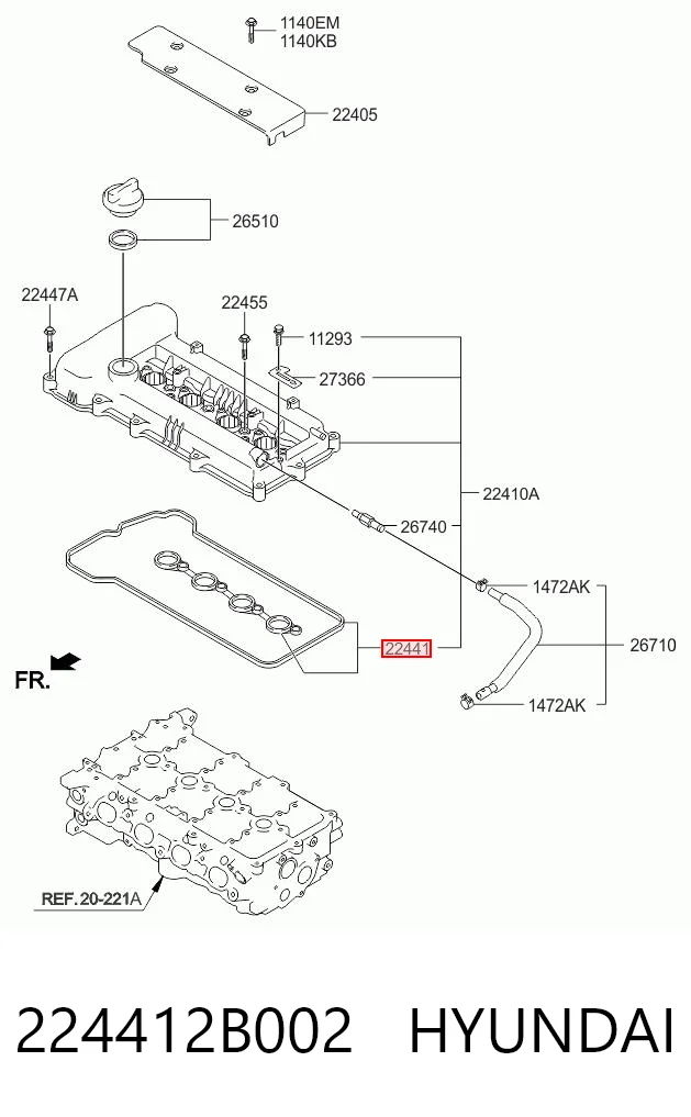 224412B002 Hyundai/Kia