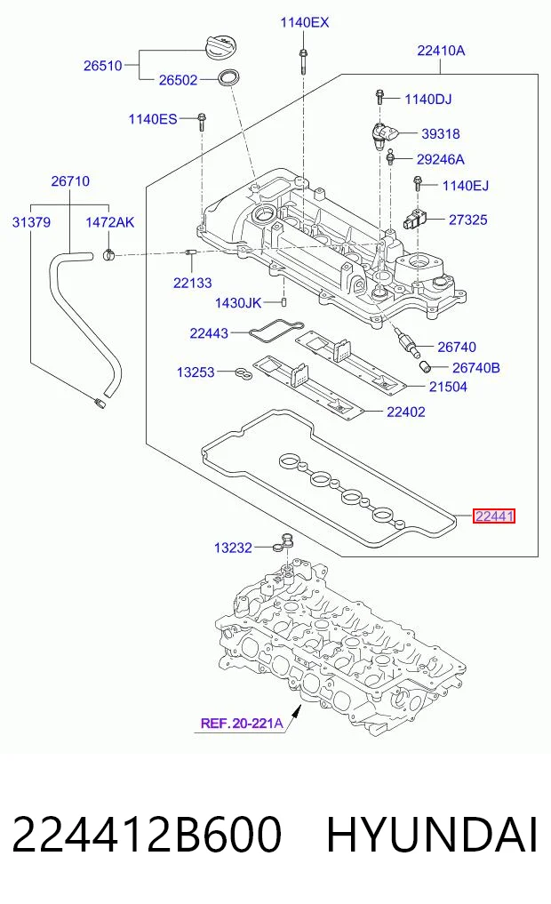 224412B600 Hyundai/Kia