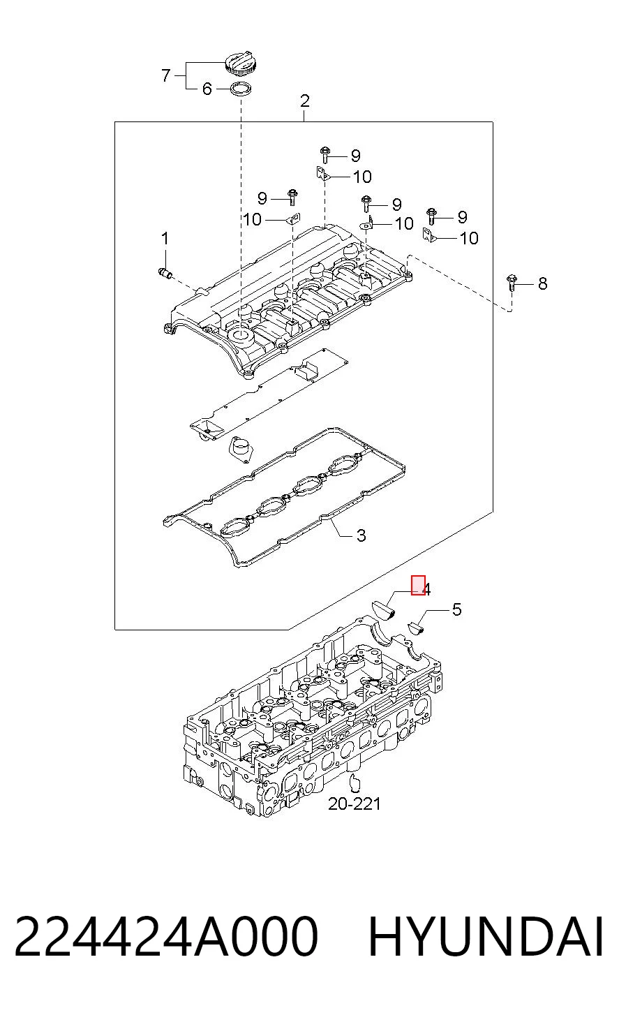 224424A000 HYUNDAI