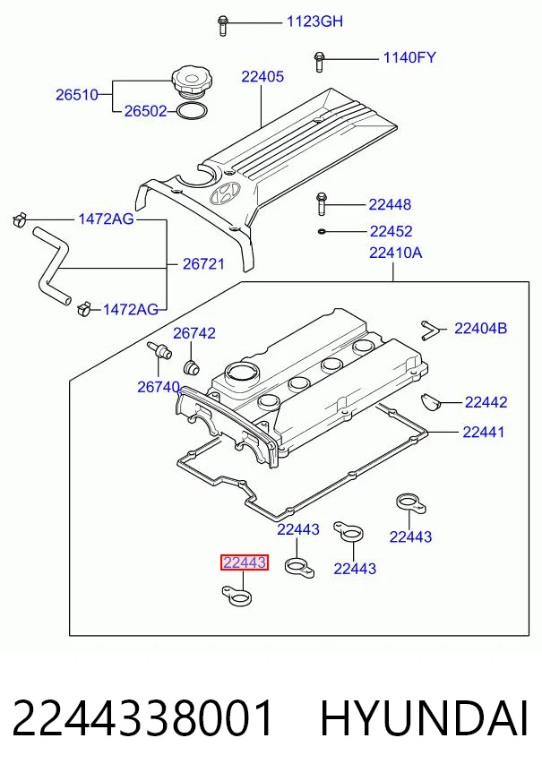 2244338001 Hyundai/Kia