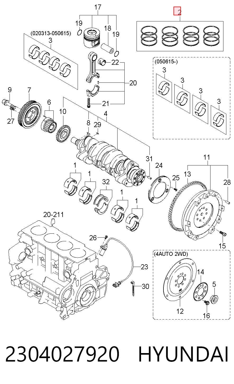 2304027920 Hyundai/Kia