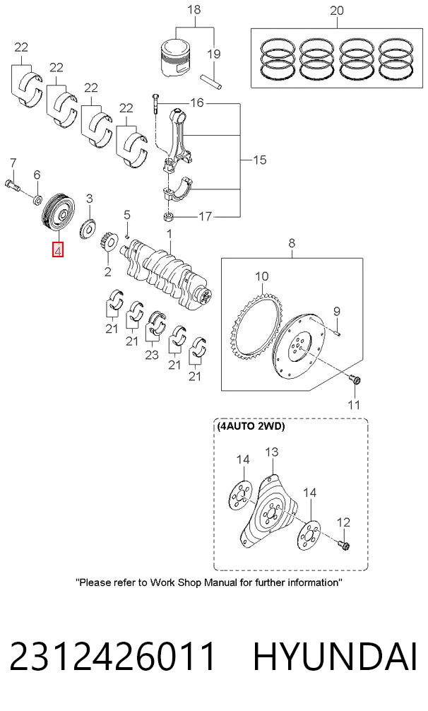 Comprar Polea de cigüeñal Hyundai Accent II LC