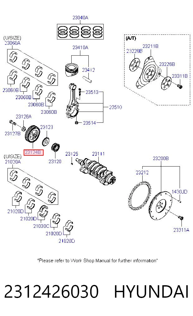 Comprar Polea del cigüeñal Hyundai Accent II LC a bajo precio