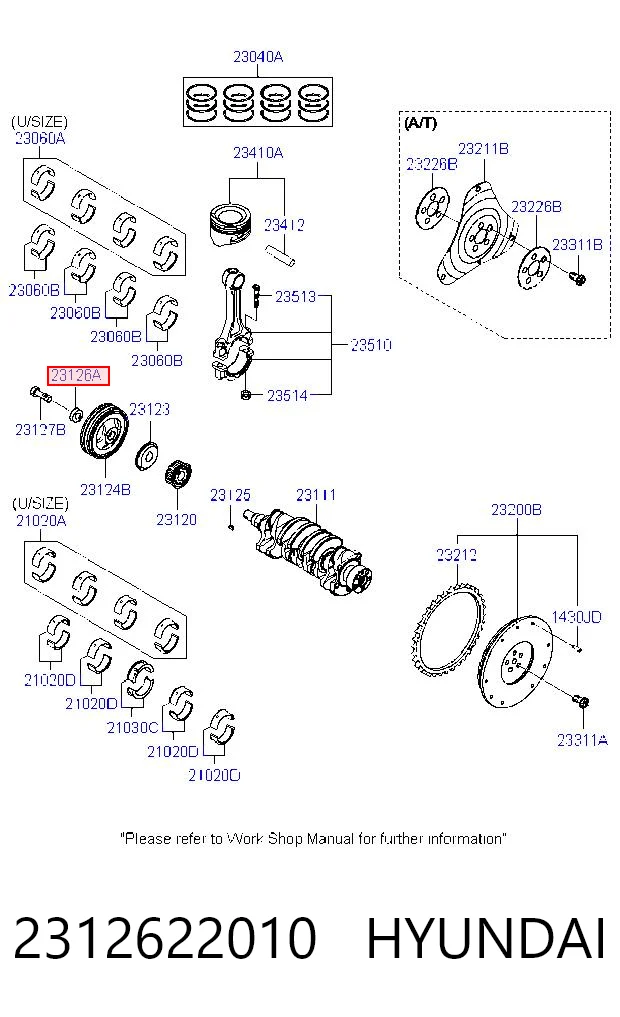 2312622010 Hyundai/Kia 