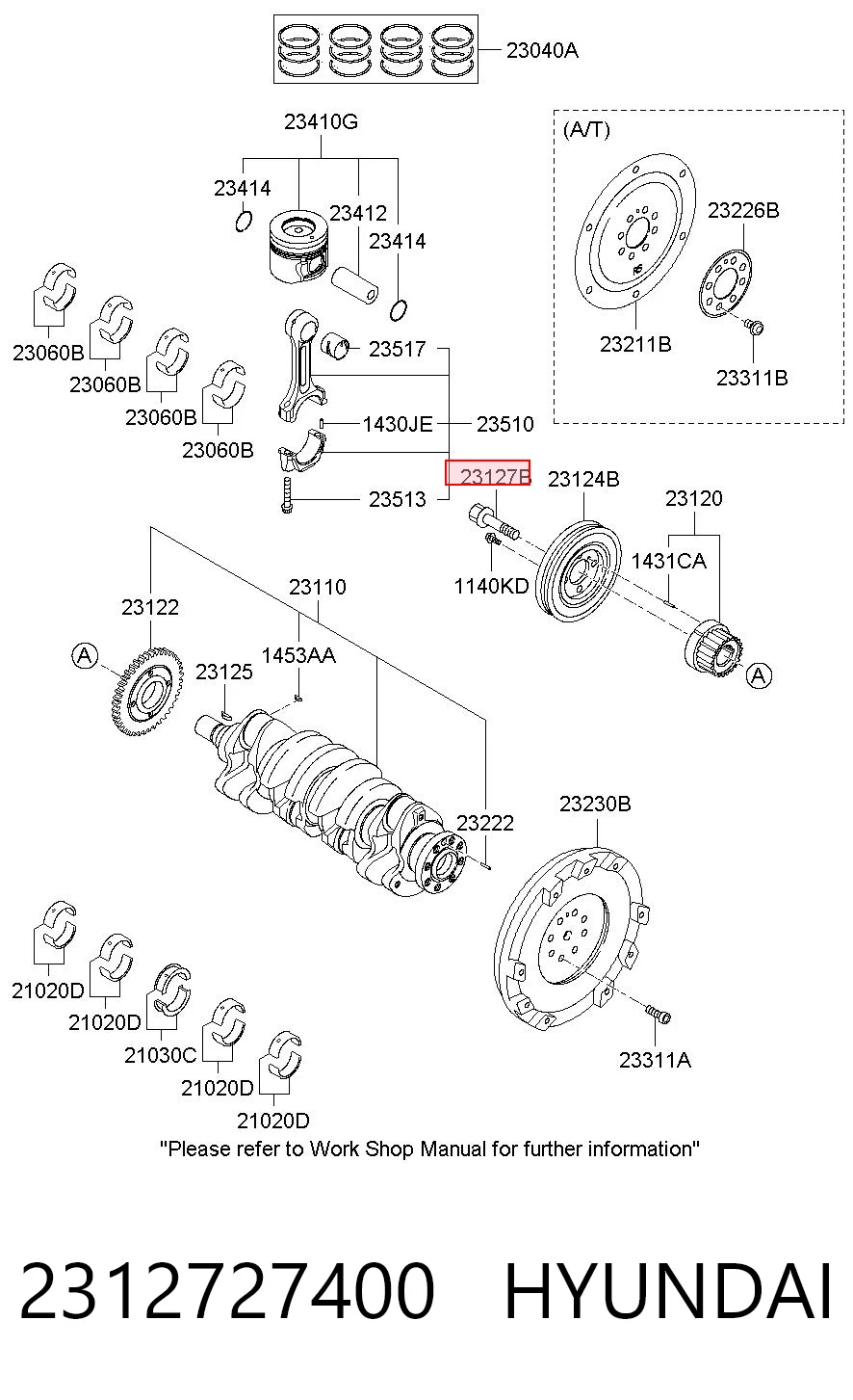2312727400 Hyundai/Kia