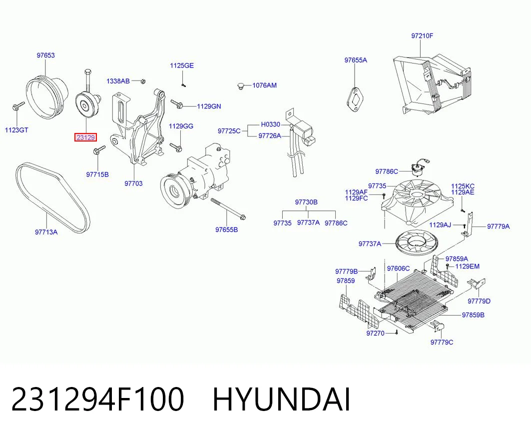 Rodillo de cadena para Hyundai H-1 STAREX Starex A1
