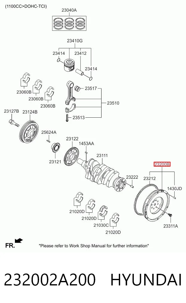 Comprar Volante de motor KIA Rio III UB a bajo precio