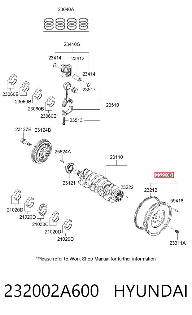 232002A600 Hyundai/Kia