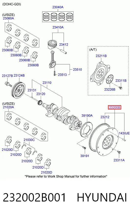 232002B001 Hyundai/Kia