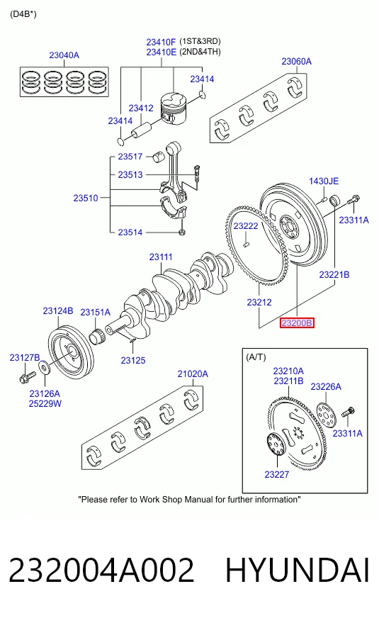 232004A002 Hyundai/Kia
