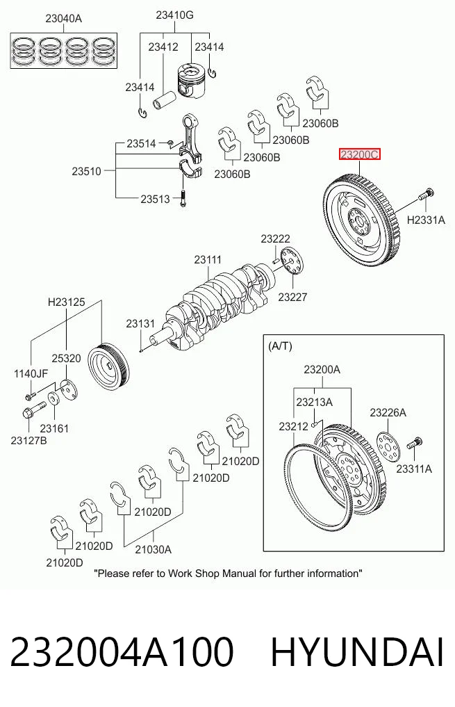 232004A100 Hyundai/Kia