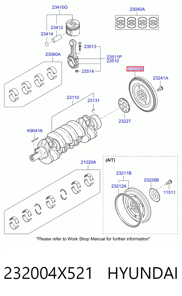 232004X521 Hyundai/Kia