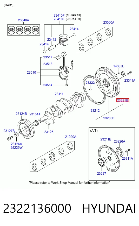 2322136000 Hyundai/Kia