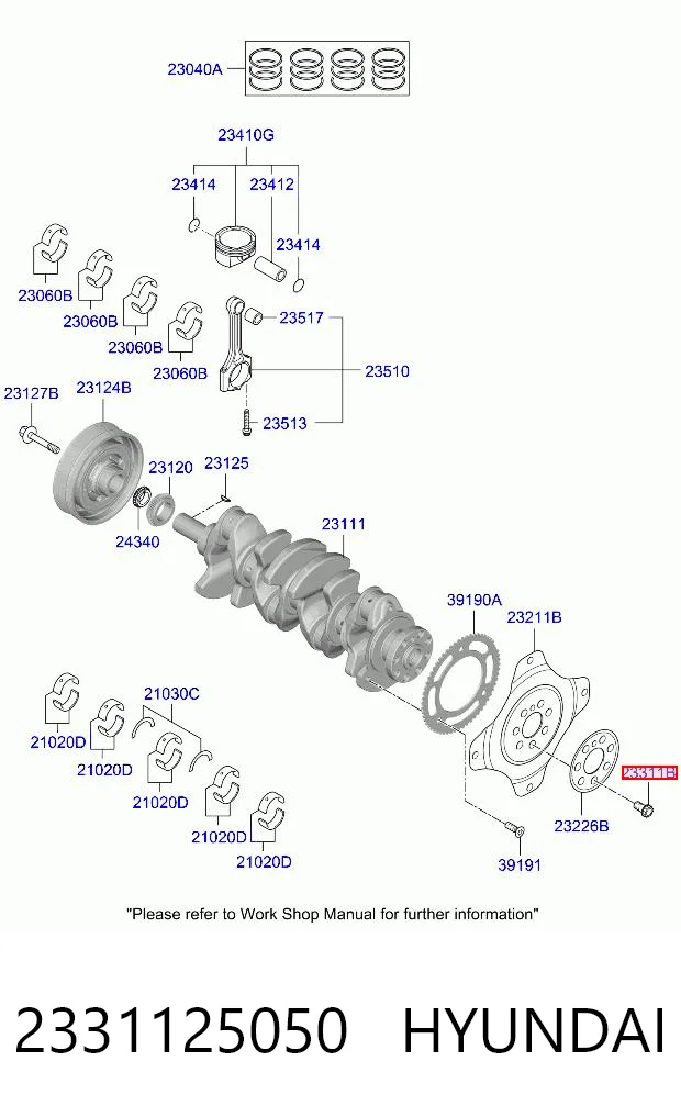 2331125050 Hyundai/Kia
