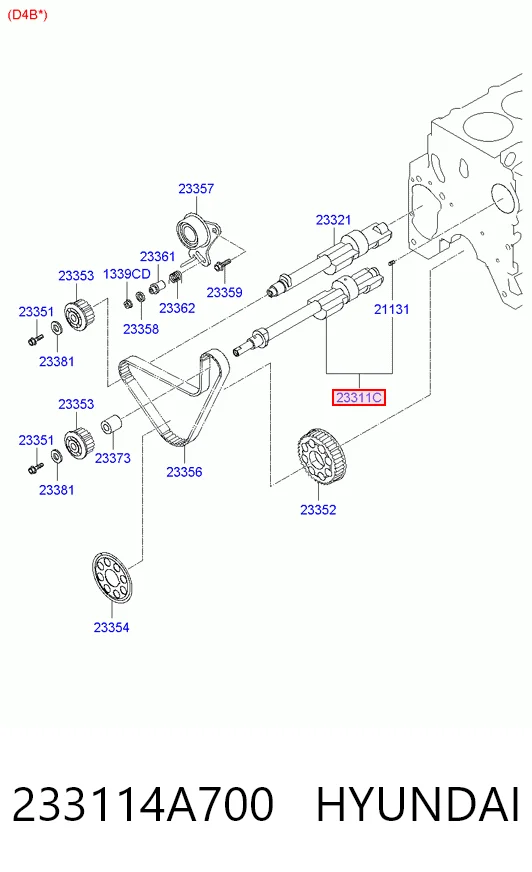 233114A700 Hyundai/Kia