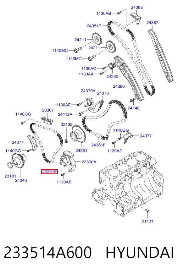 233514A600 Hyundai/Kia