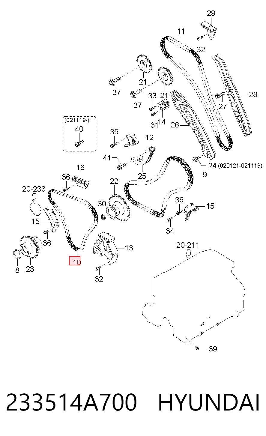 233514A700 Hyundai/Kia