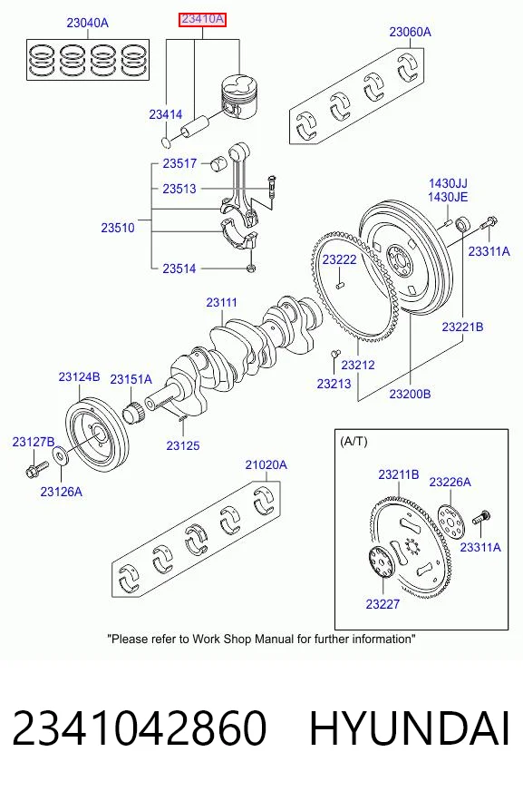 2341042860 Hyundai/Kia