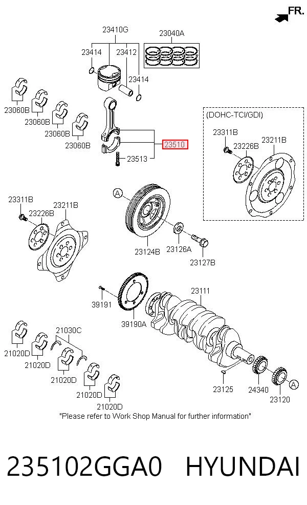 235102GGA0 Hyundai/Kia Biela
