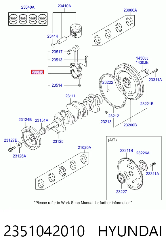 2351042010 Hyundai/Kia