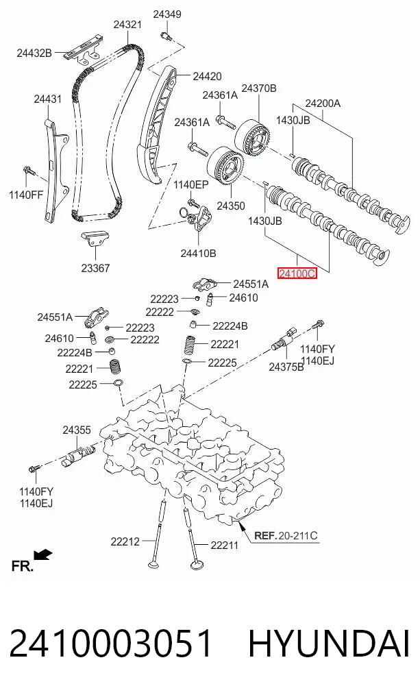 2410003051 Hyundai/Kia