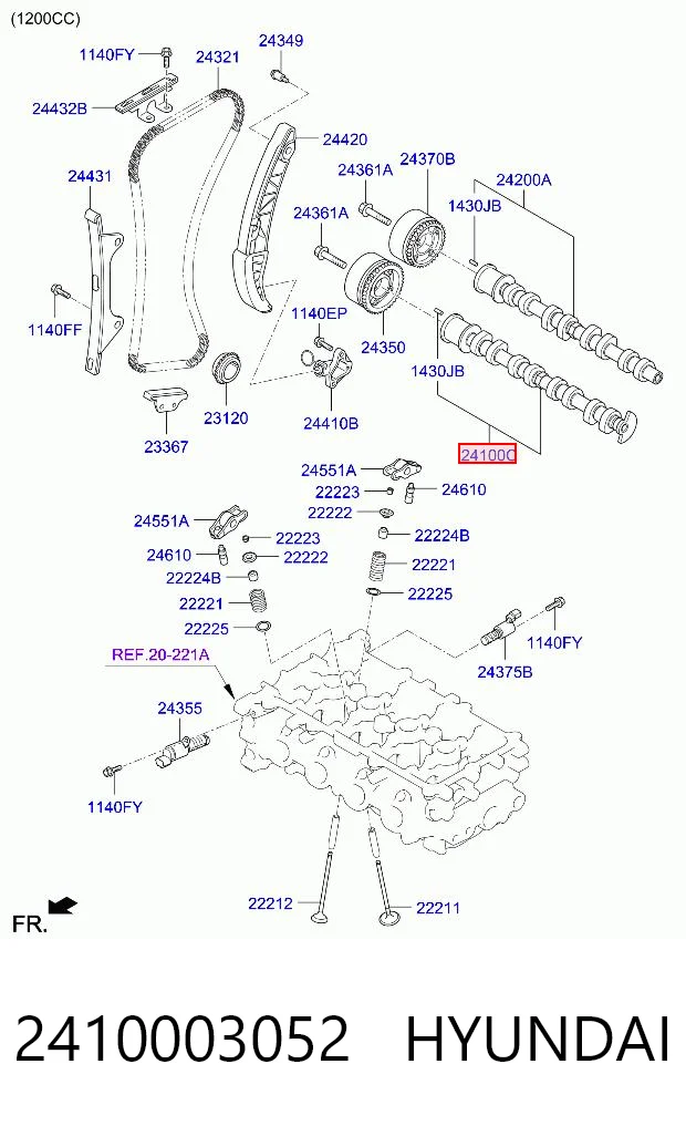 2410003052 Hyundai/Kia