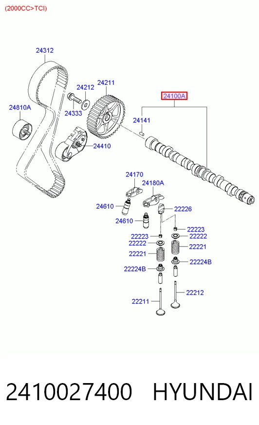 Comprar Árbol de levas I30  FD