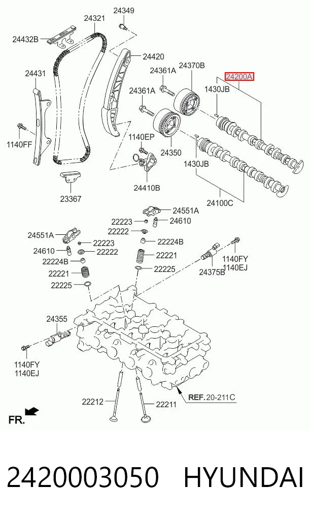 2420003050 Hyundai/Kia