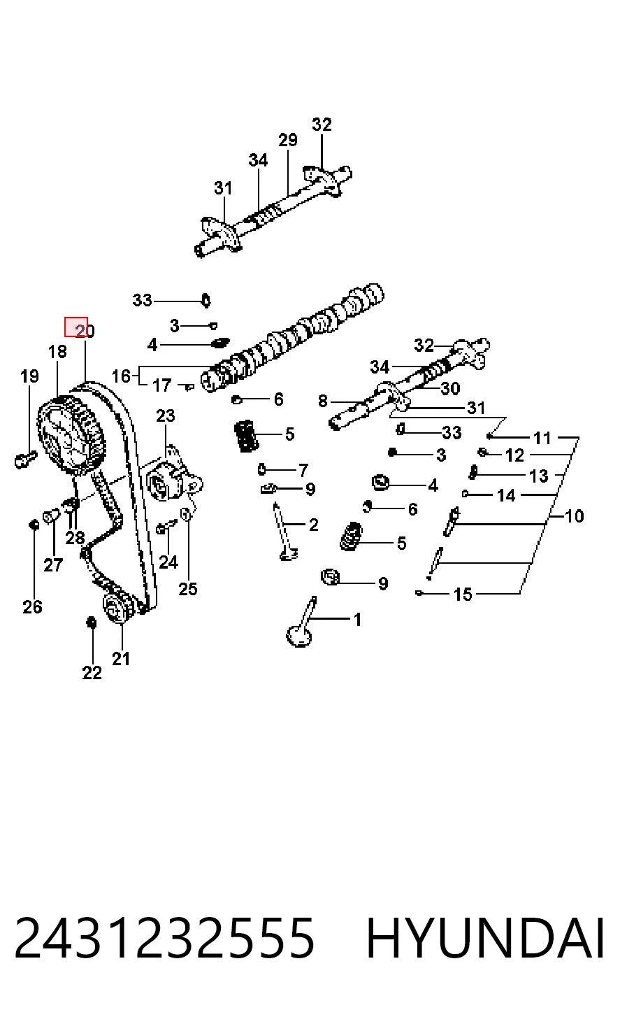 2431232555 Hyundai/Kia