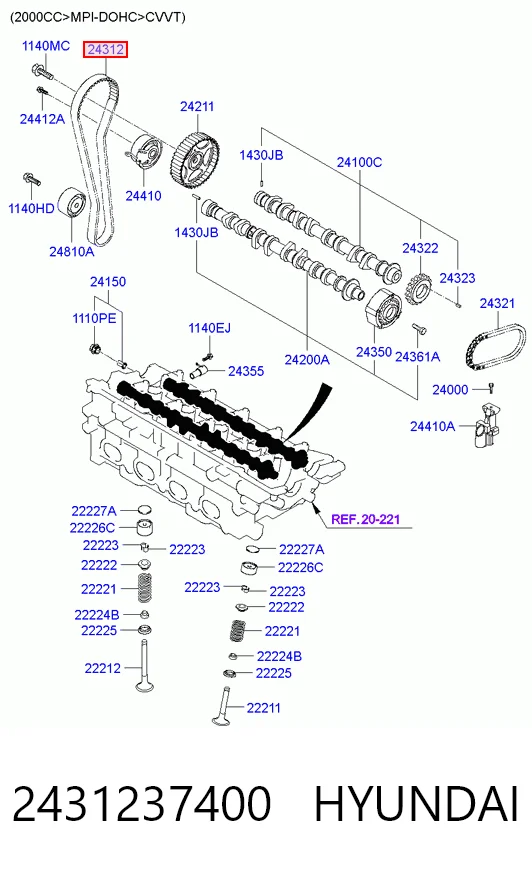 2431237400 Hyundai/Kia