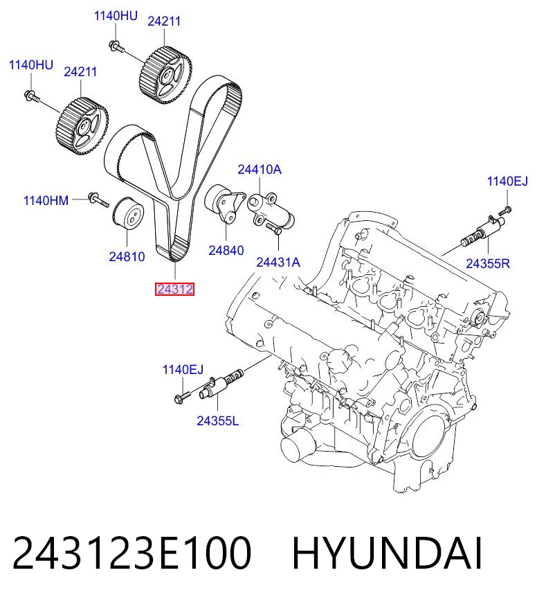243123E100 Hyundai/Kia