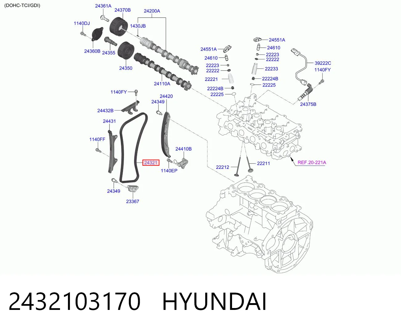 2432103170 Hyundai/Kia