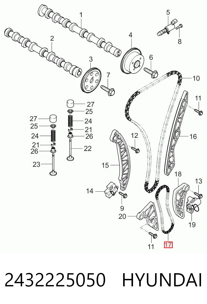 2432225050 Hyundai/Kia