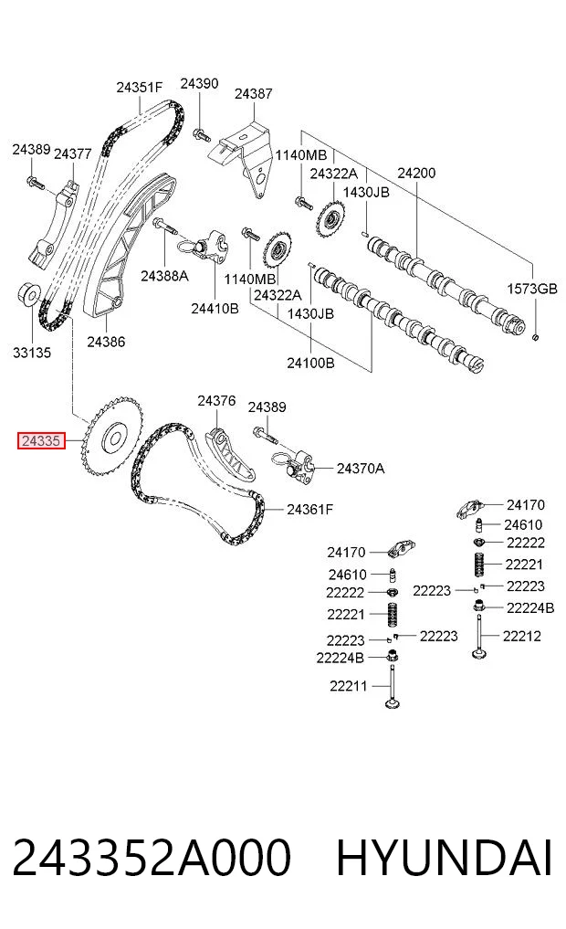 243352A000 Hyundai/Kia