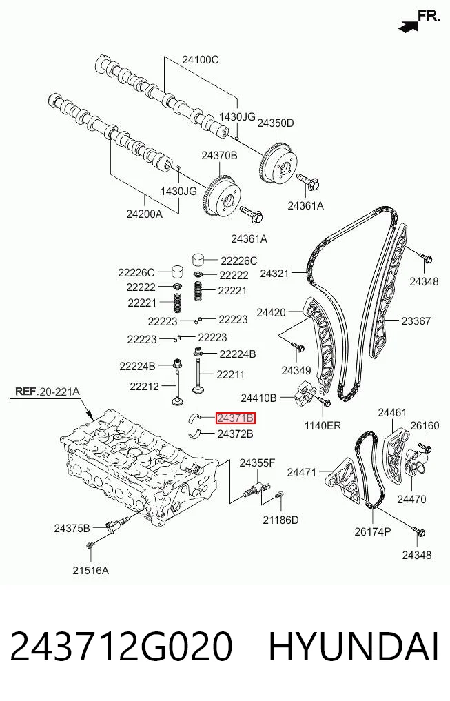 243712G020 Hyundai/Kia 