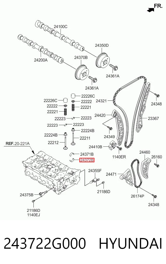 243722G000 Hyundai/Kia 