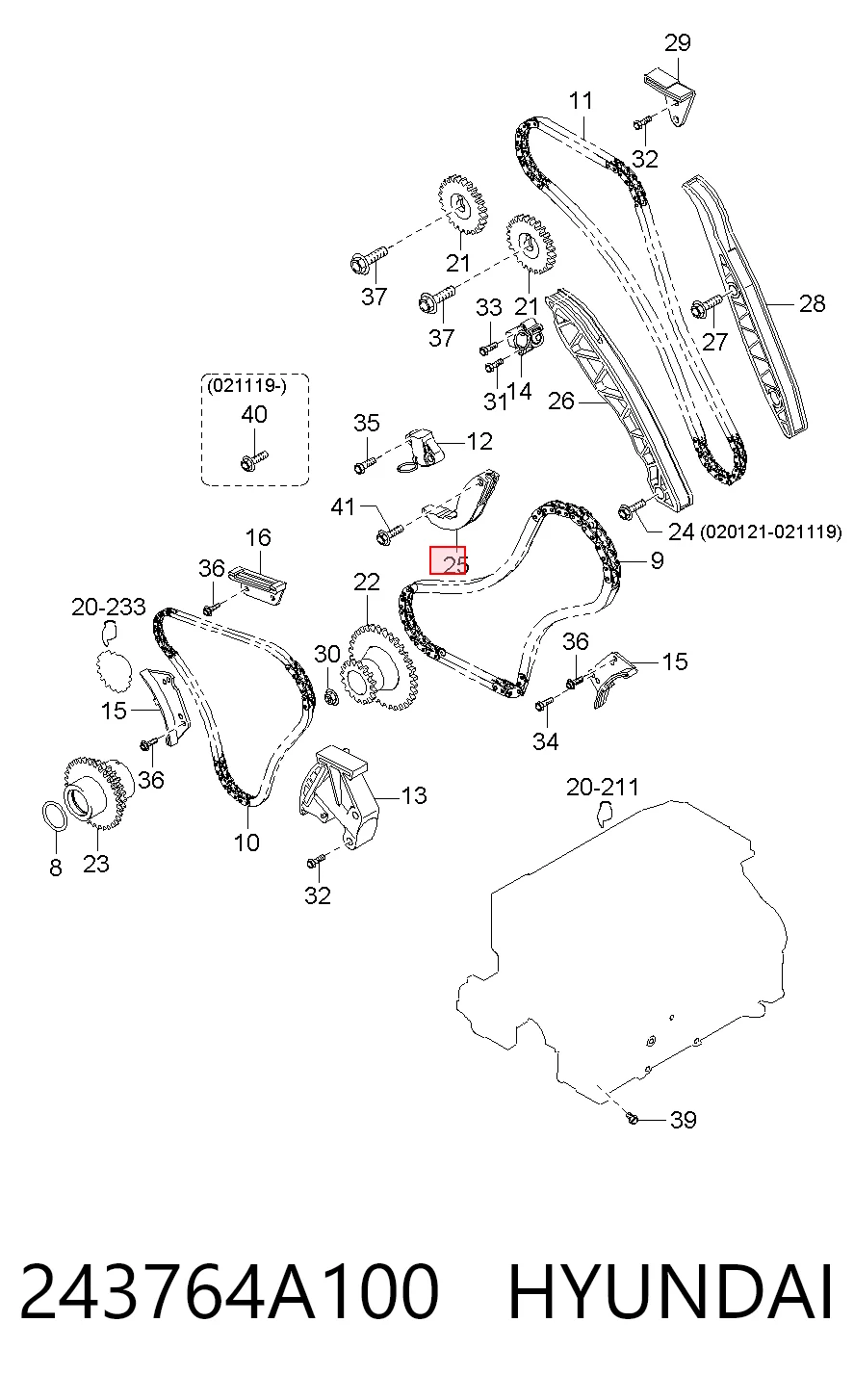 243764A100 Hyundai/Kia