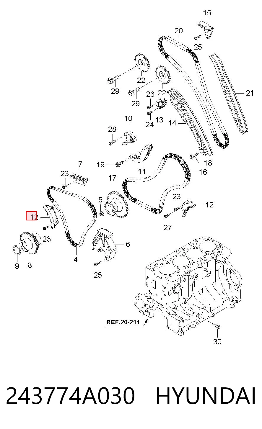 243774A030 Hyundai/Kia