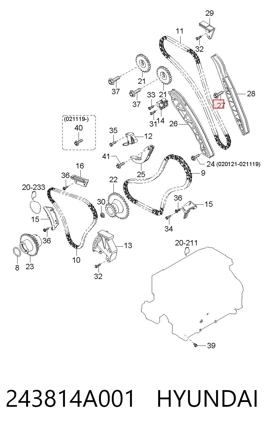 243814A001 Hyundai/Kia