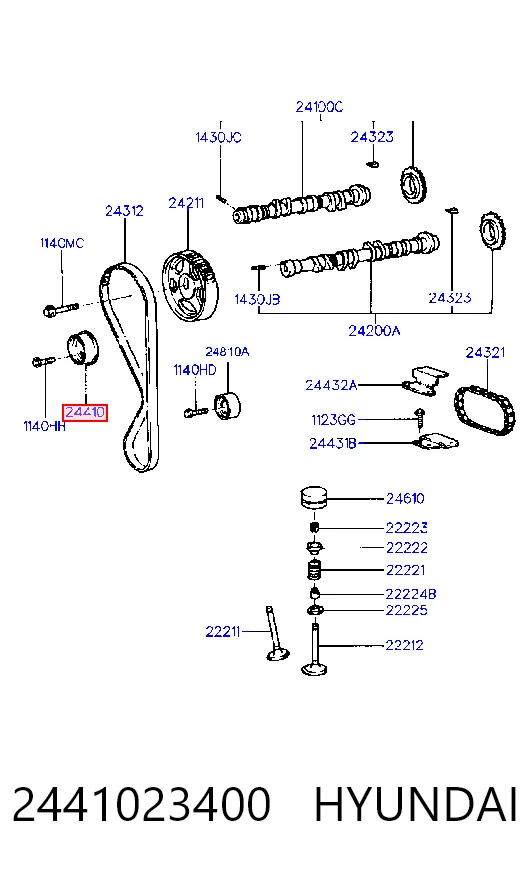 2441023400 Hyundai/Kia