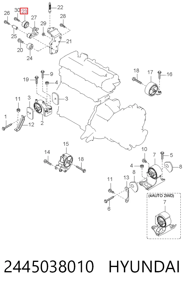 2445038010 Hyundai/Kia